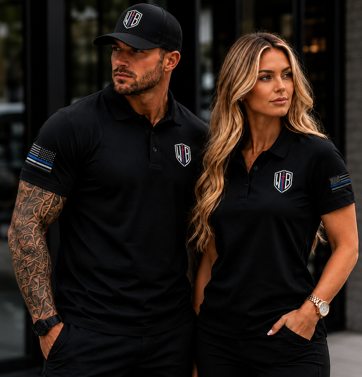 WarriorBlue Performance Polo