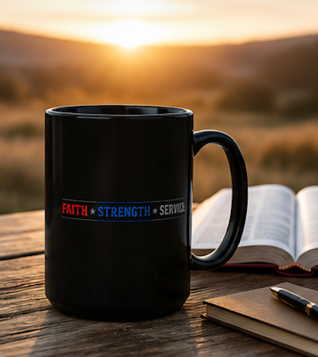 WarriorBlue Shield Mug