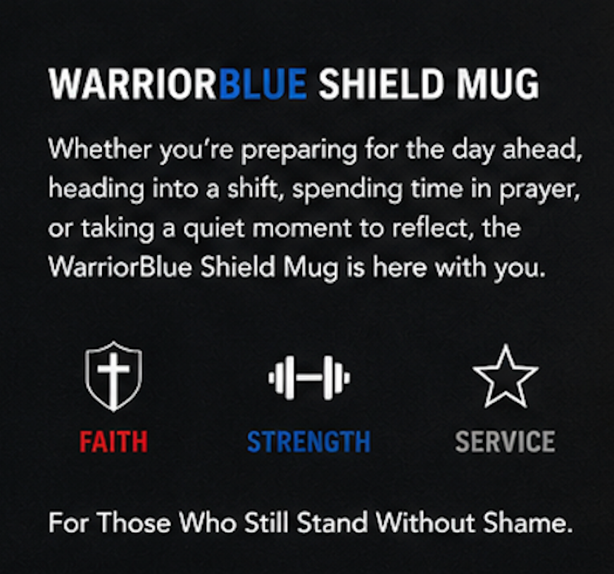 WarriorBlue Shield Mug